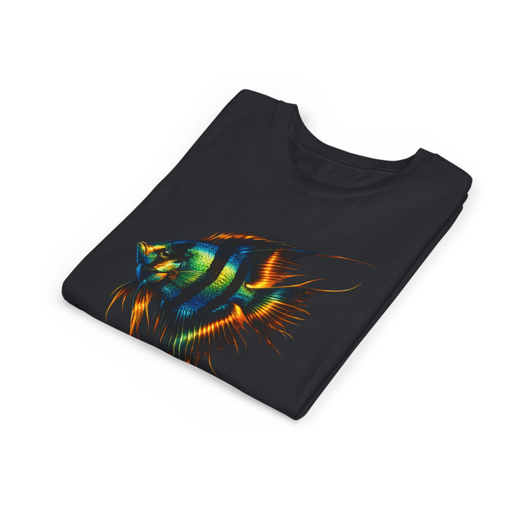 Angelfish Youth Tee – Colorful Aquarium Fish Graphic Shirt for Kids