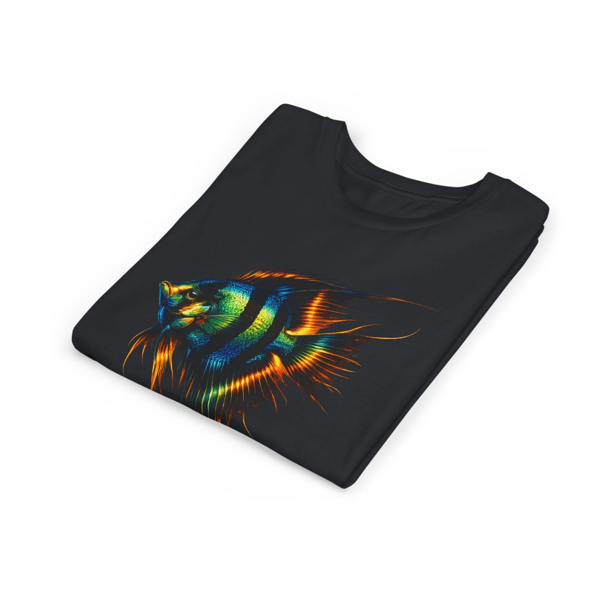Angelfish Youth Tee – Colorful Aquarium Fish Graphic Shirt for Kids