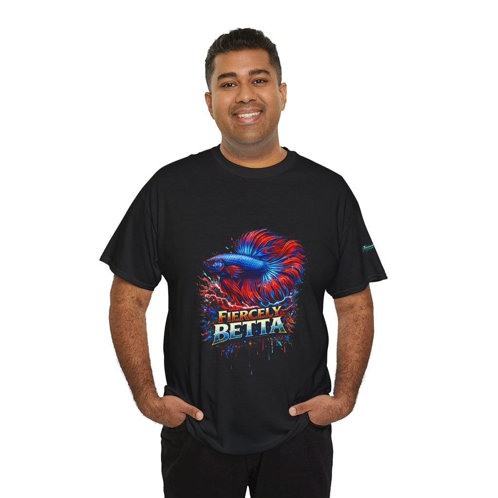 Betta Fish T-Shirt — Fiercely Betta Colorful Aquarium Fish Tee