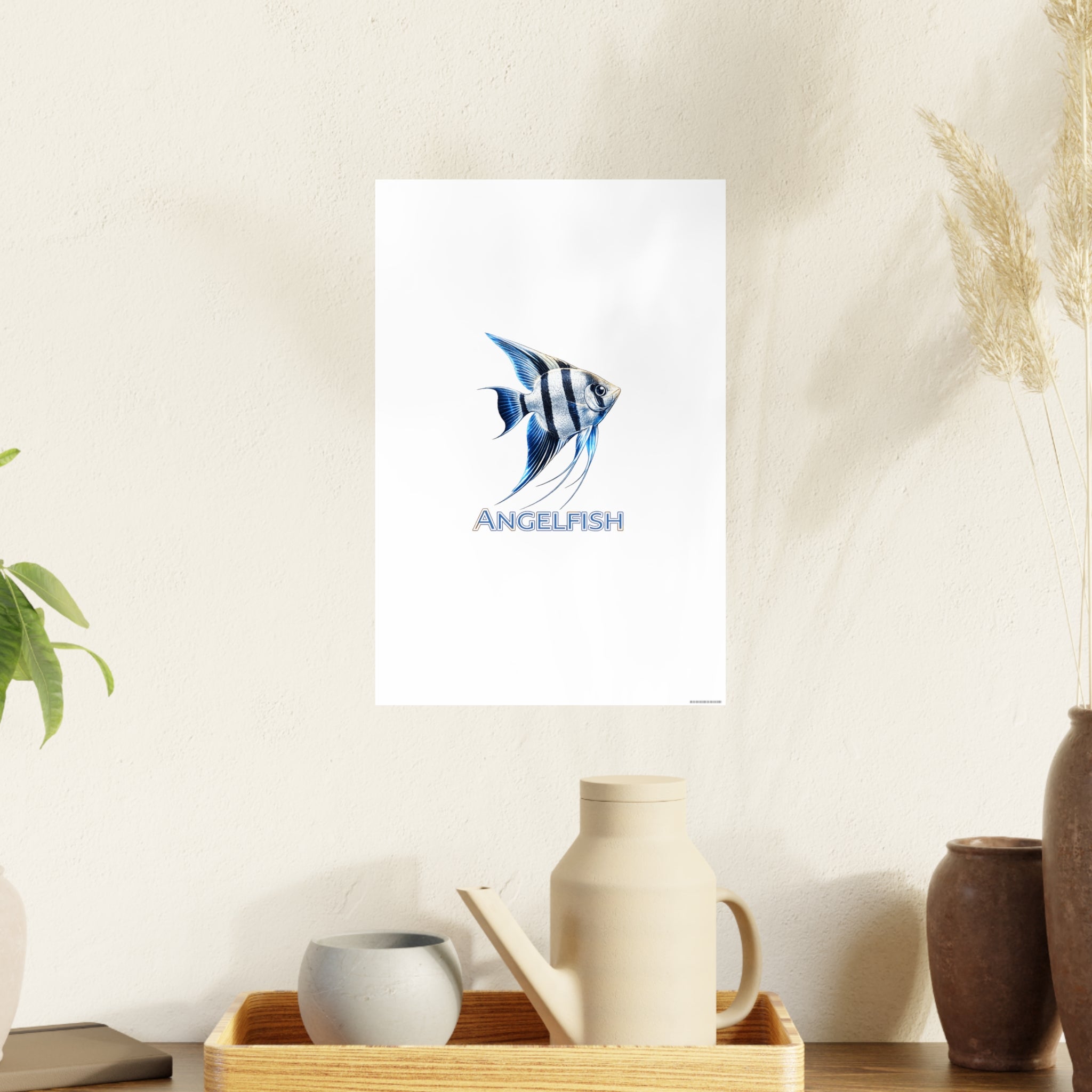 Angelfish – Premium Satin Photo Art Poster