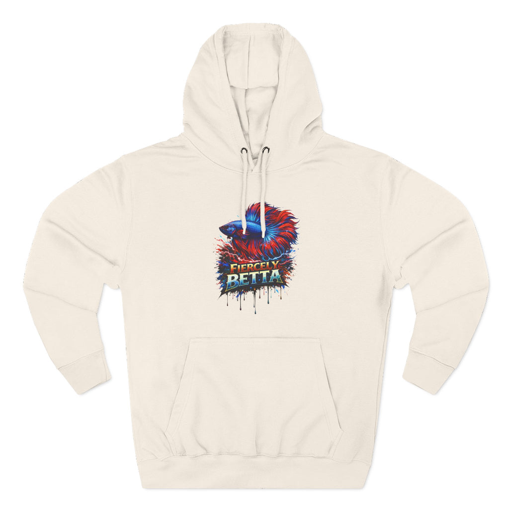 Fiercely Betta – Premium "Neon Flare" 3-End Fleece Hoodie