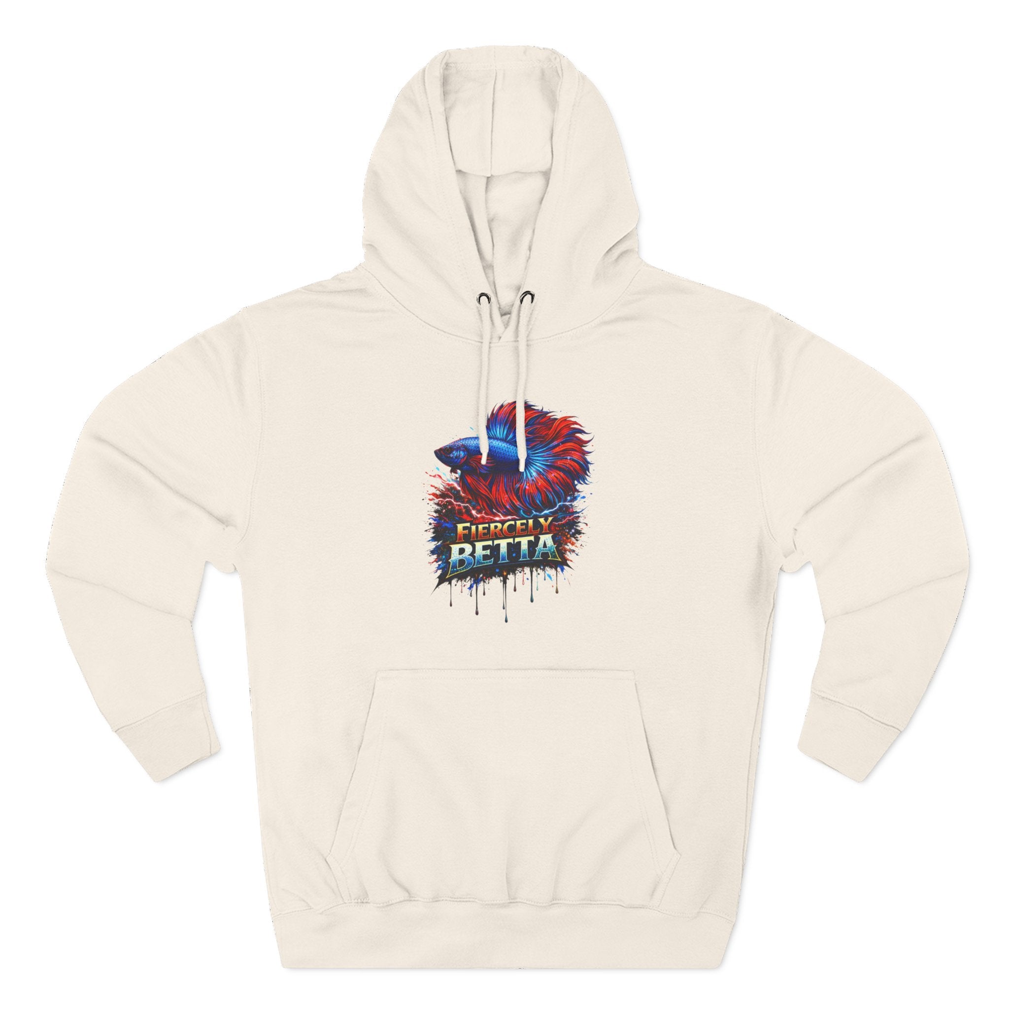 Fiercely Betta – Premium "Neon Flare" 3-End Fleece Hoodie