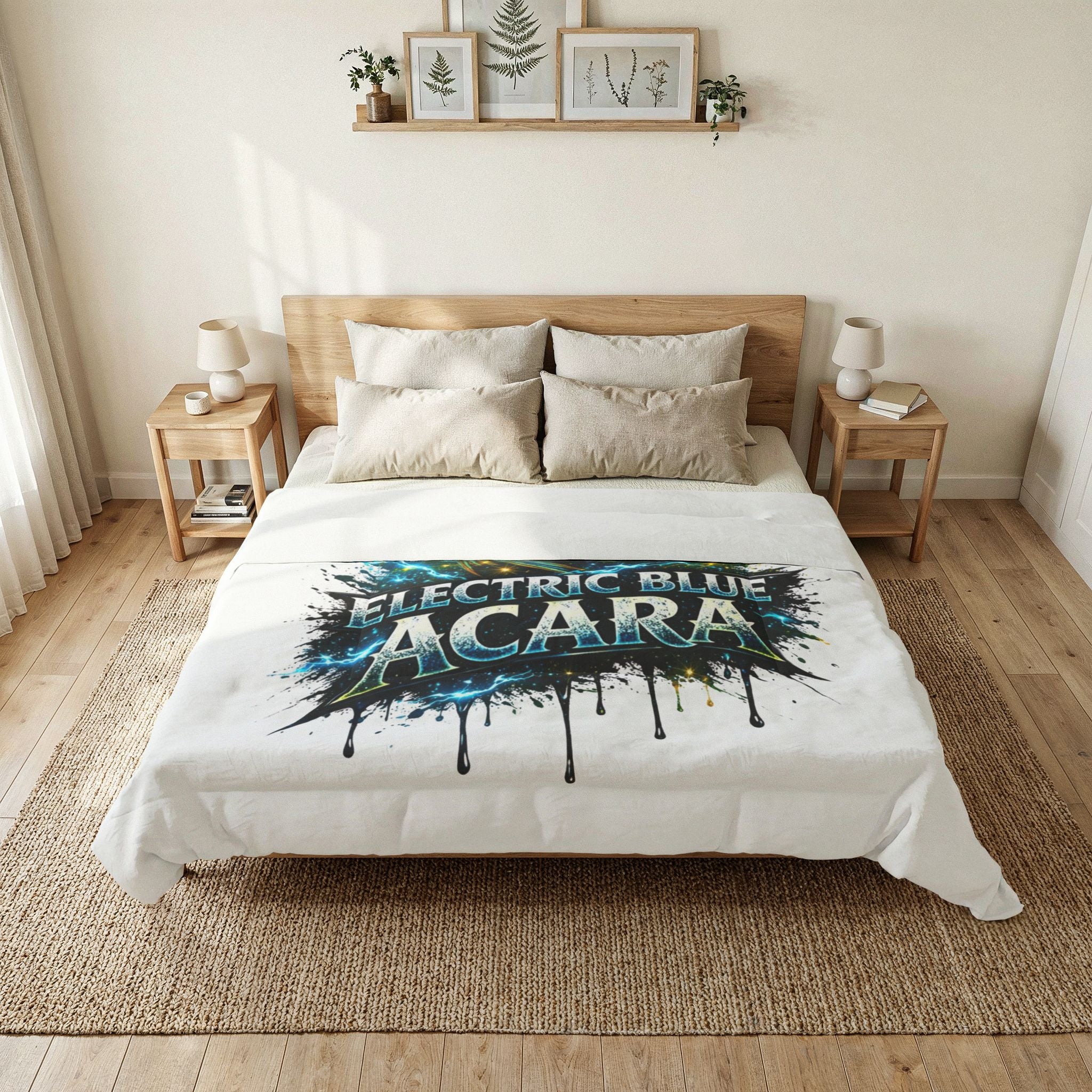 Electric Blue Acara – Premium Lightweight Cotton Comforter