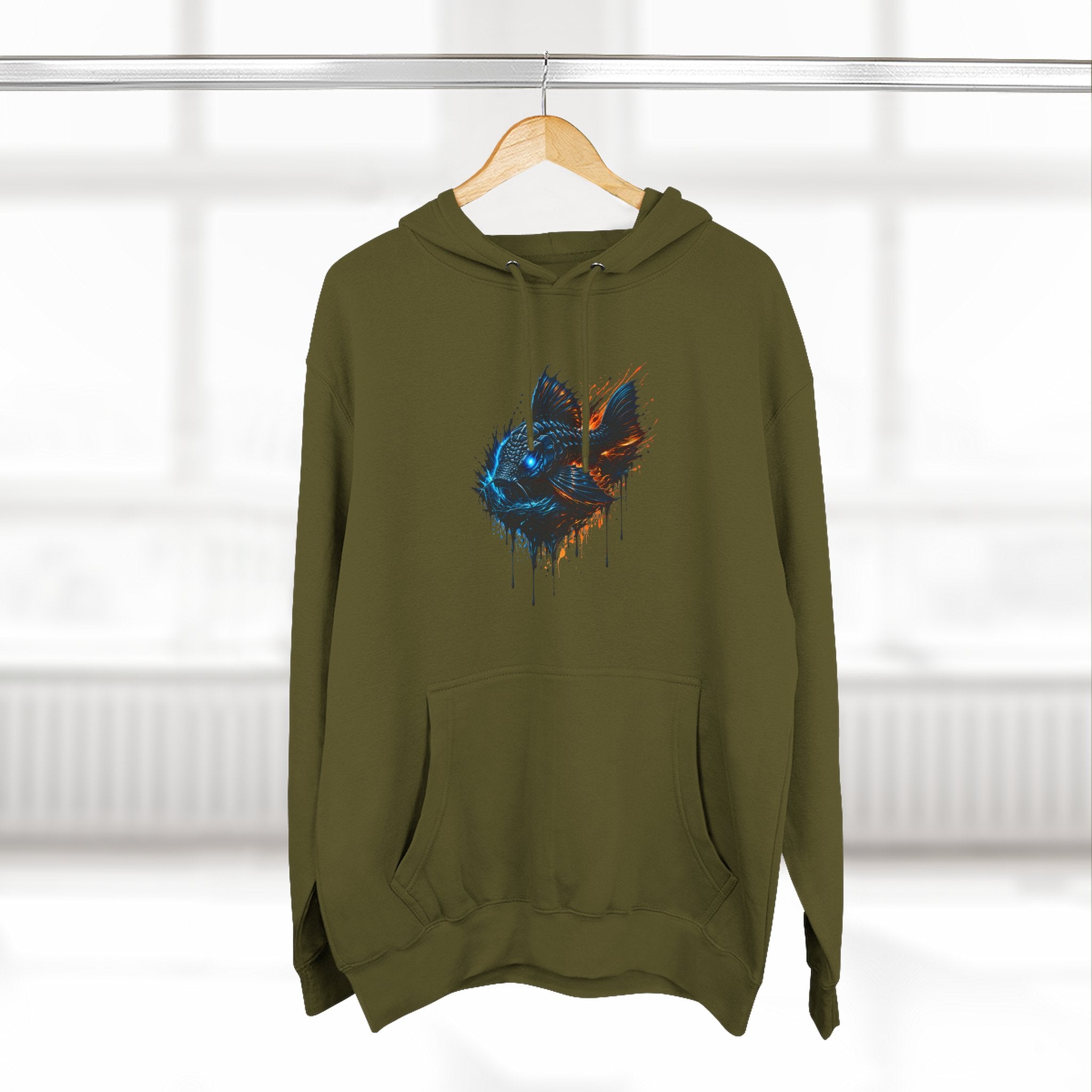 Armored Pleco L-185 – Premium Fleece Hooded Sweatshirt