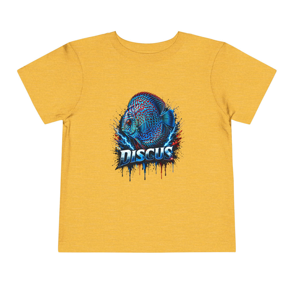 Toddler Tee - Colorful Discus Fish Graphic "Discus"