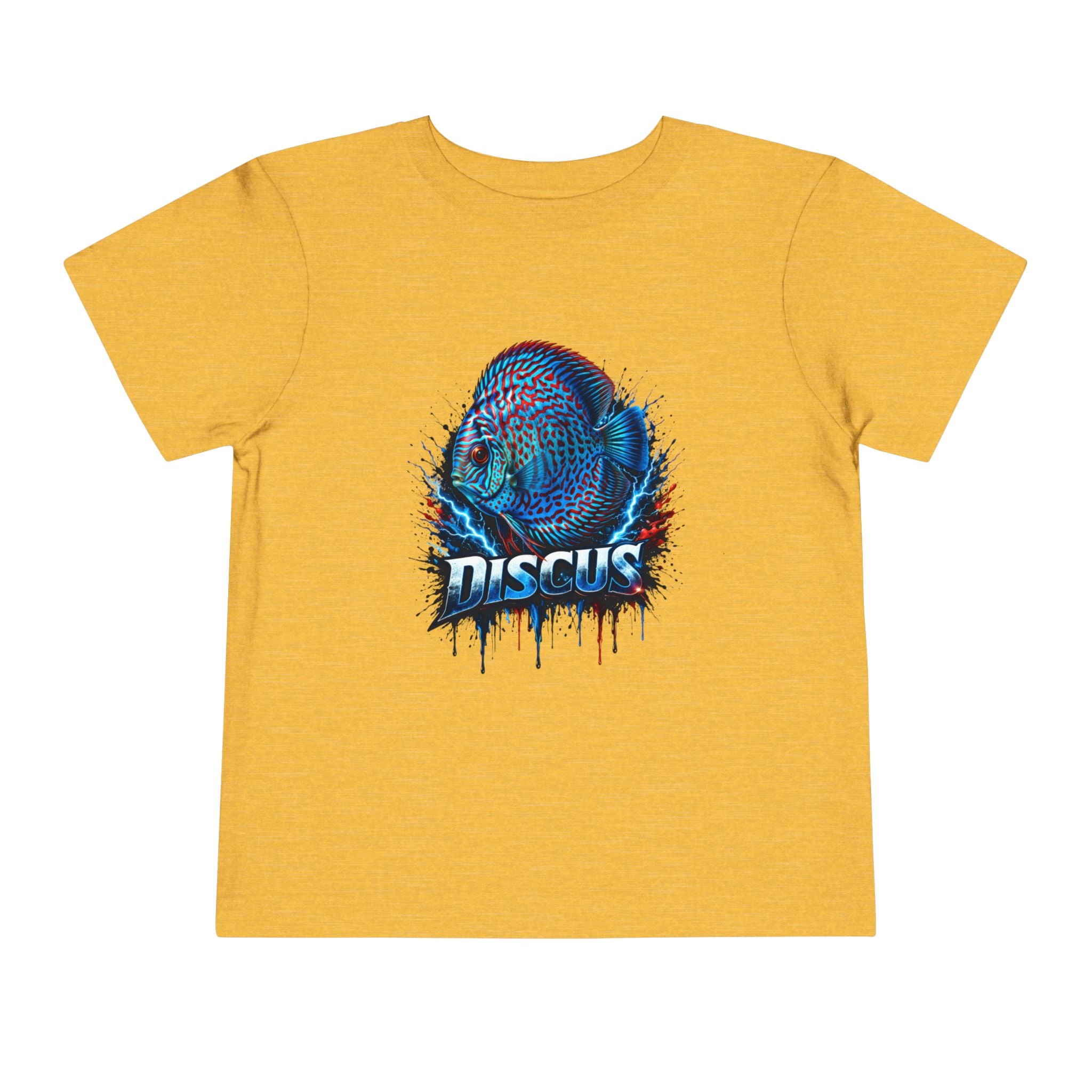 Toddler Tee - Colorful Discus Fish Graphic "Discus"
