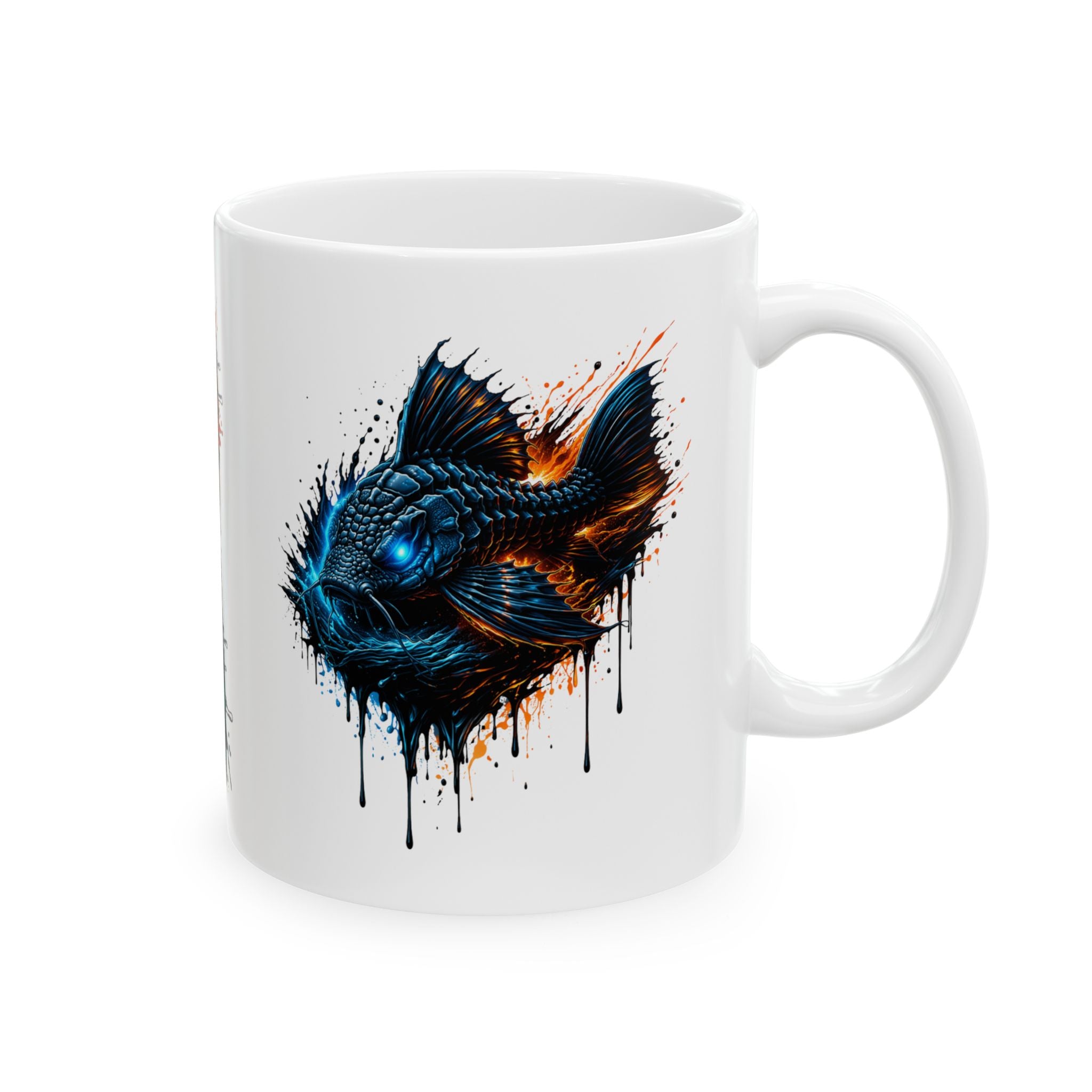 Armored Pleco – Premium "Deep Glow" Ceramic Mug Coffee Cup (11oz/15oz)