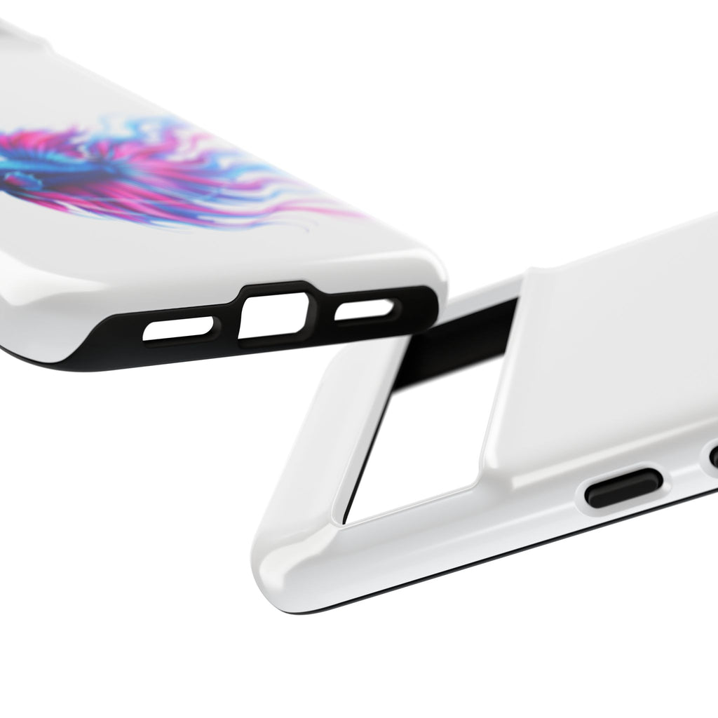 Betta Fish Tough Phone Case — Colorful Watercolor Fish Protective Cover