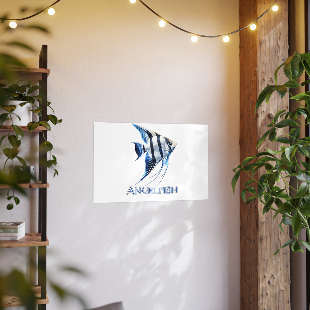 Angelfish – Premium Satin Photo Art Poster