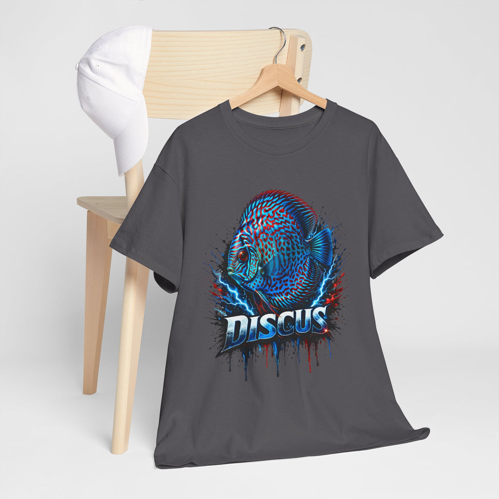 Discus Fish Graphic Tee - Vibrant Aquarium Fish Shirt
