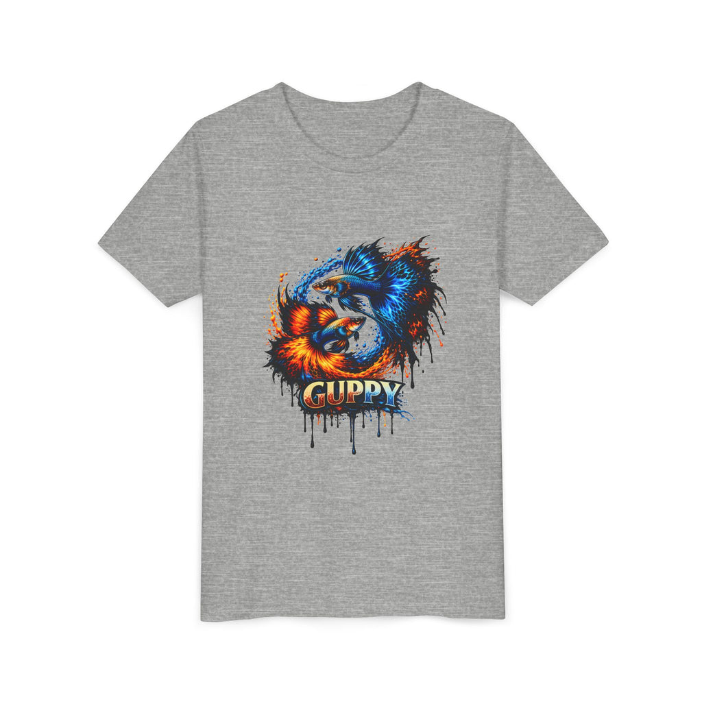 Fire & Ice Guppy – Youth "Neon Flare" Premium Tee