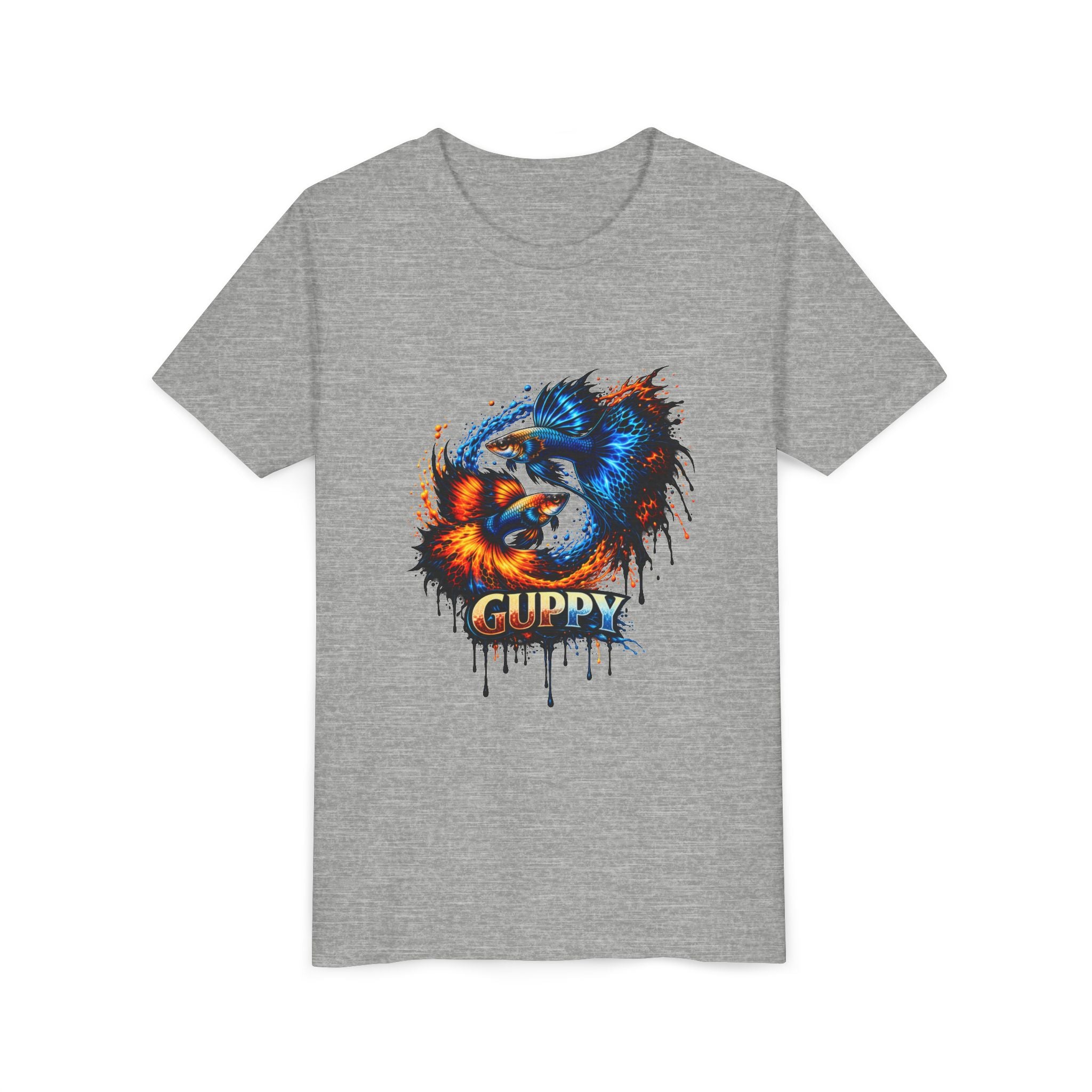 Fire & Ice Guppy – Youth "Neon Flare" Premium Tee
