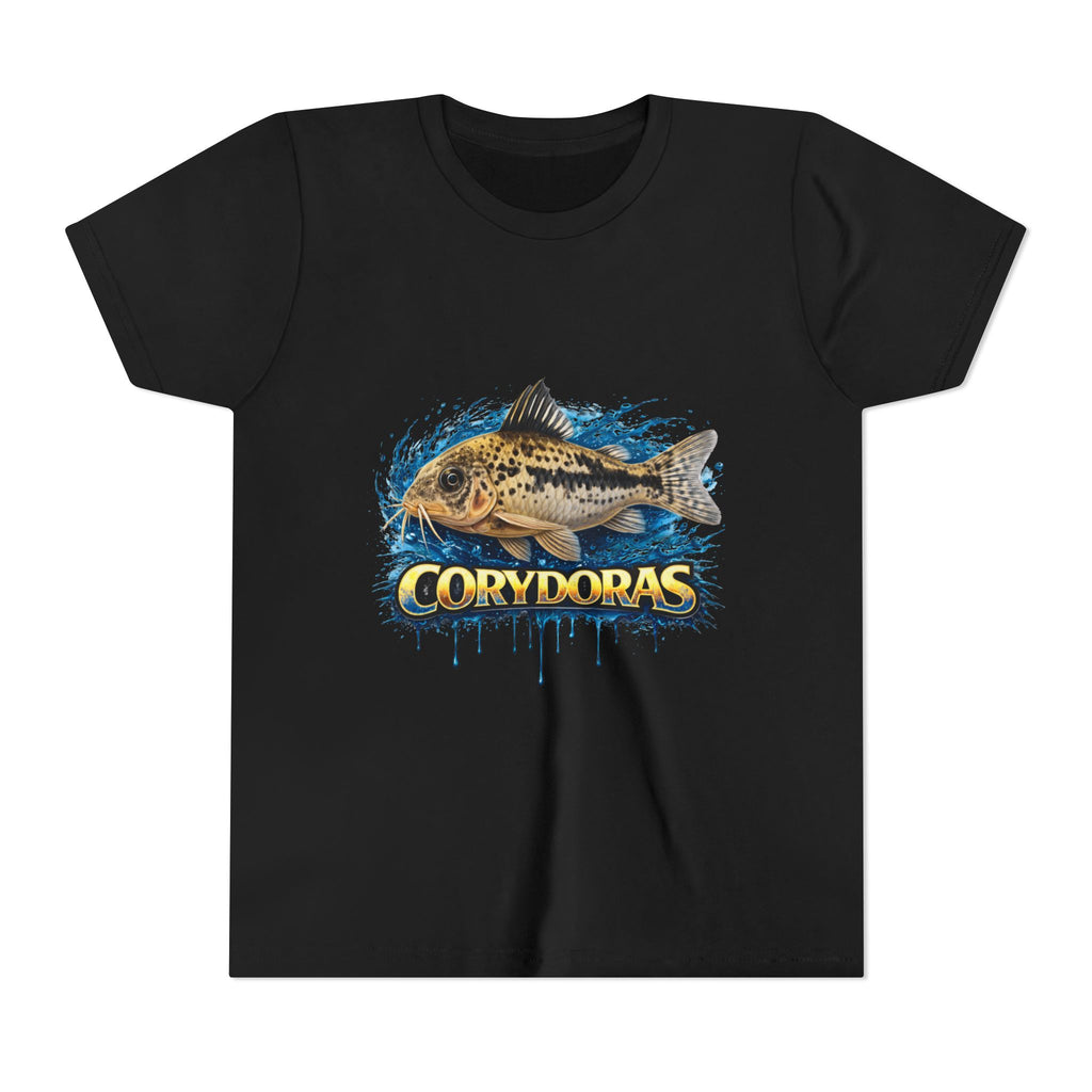 Corydoras Fish Youth Tee – Cute Aquarium Catfish Graphic Shirt