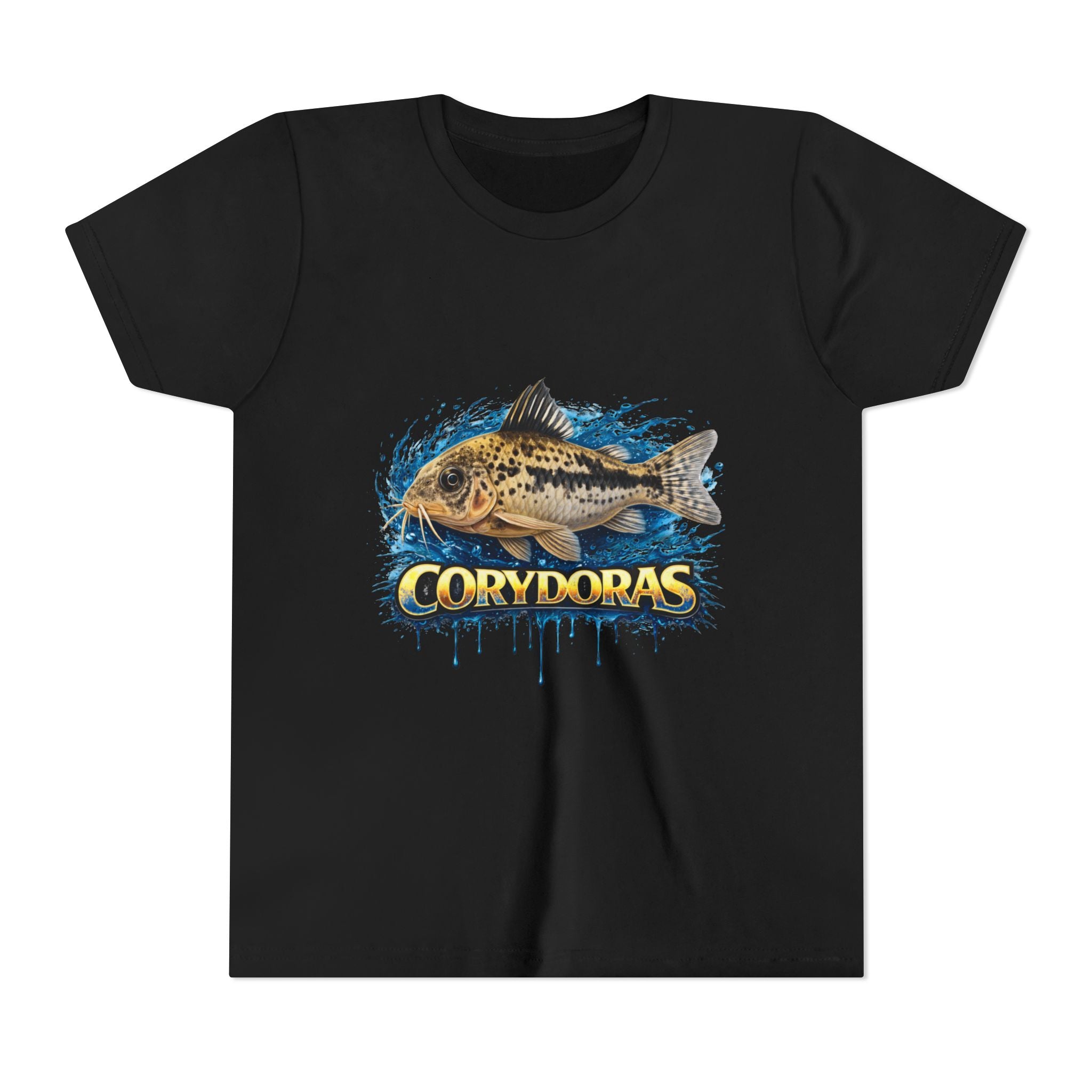 Corydoras Fish Youth Tee – Cute Aquarium Catfish Graphic Shirt