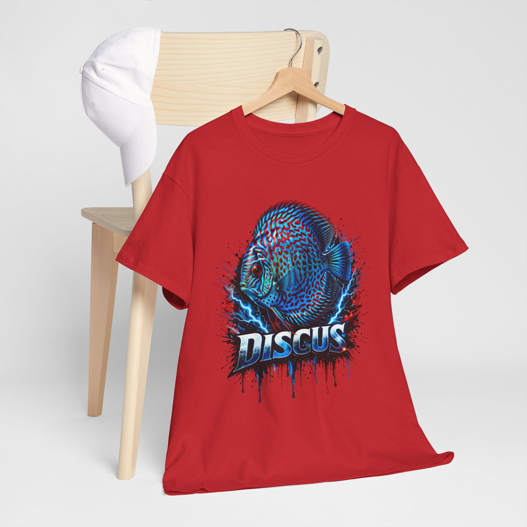 Discus Fish Graphic Tee - Vibrant Aquarium Fish Shirt