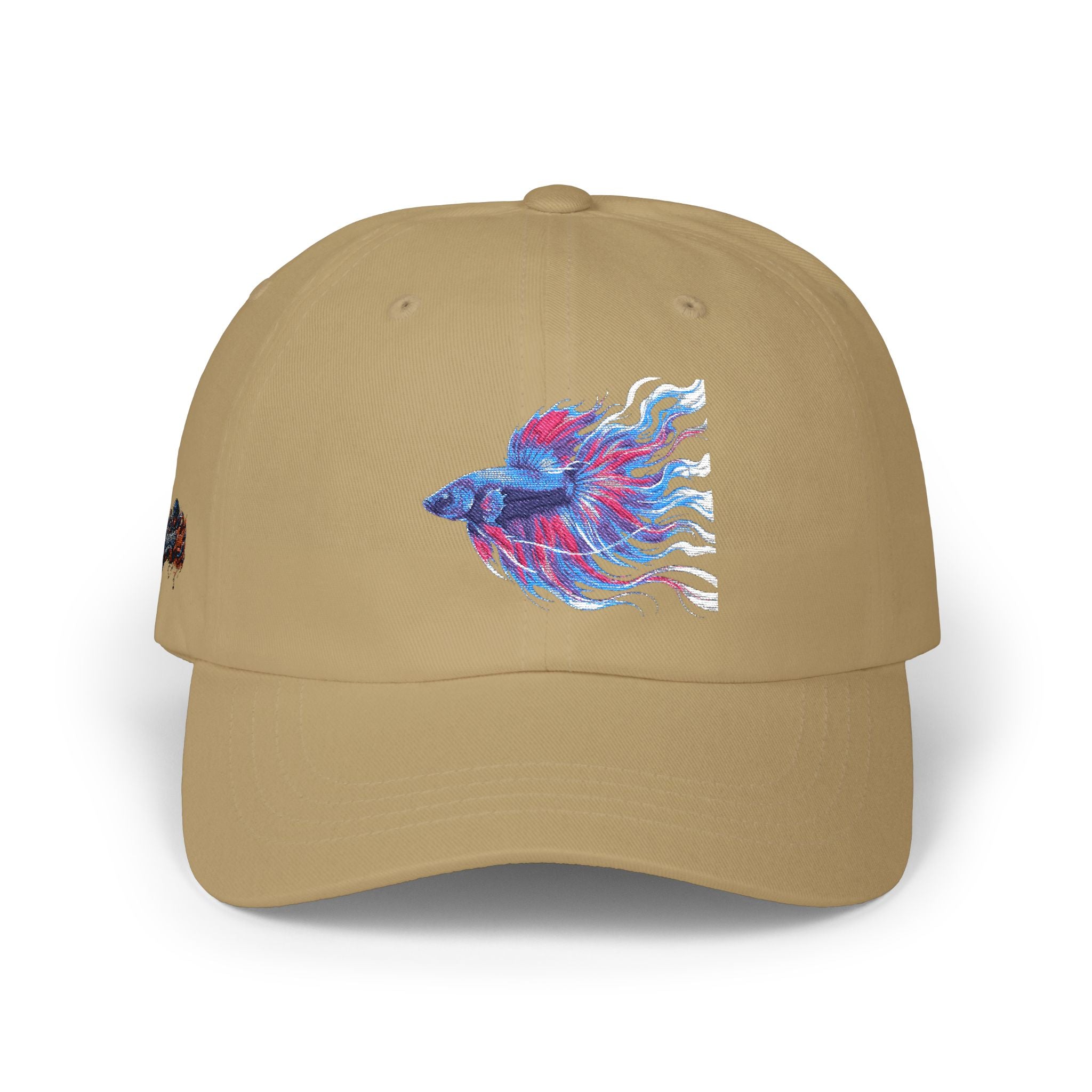 Betta Fish Dad Cap – Embroidered Color Splash Fish Baseball Hat