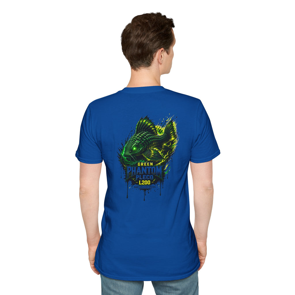 Green Phantom Pleco Tee — Graphic Fish Aquarium Shirt