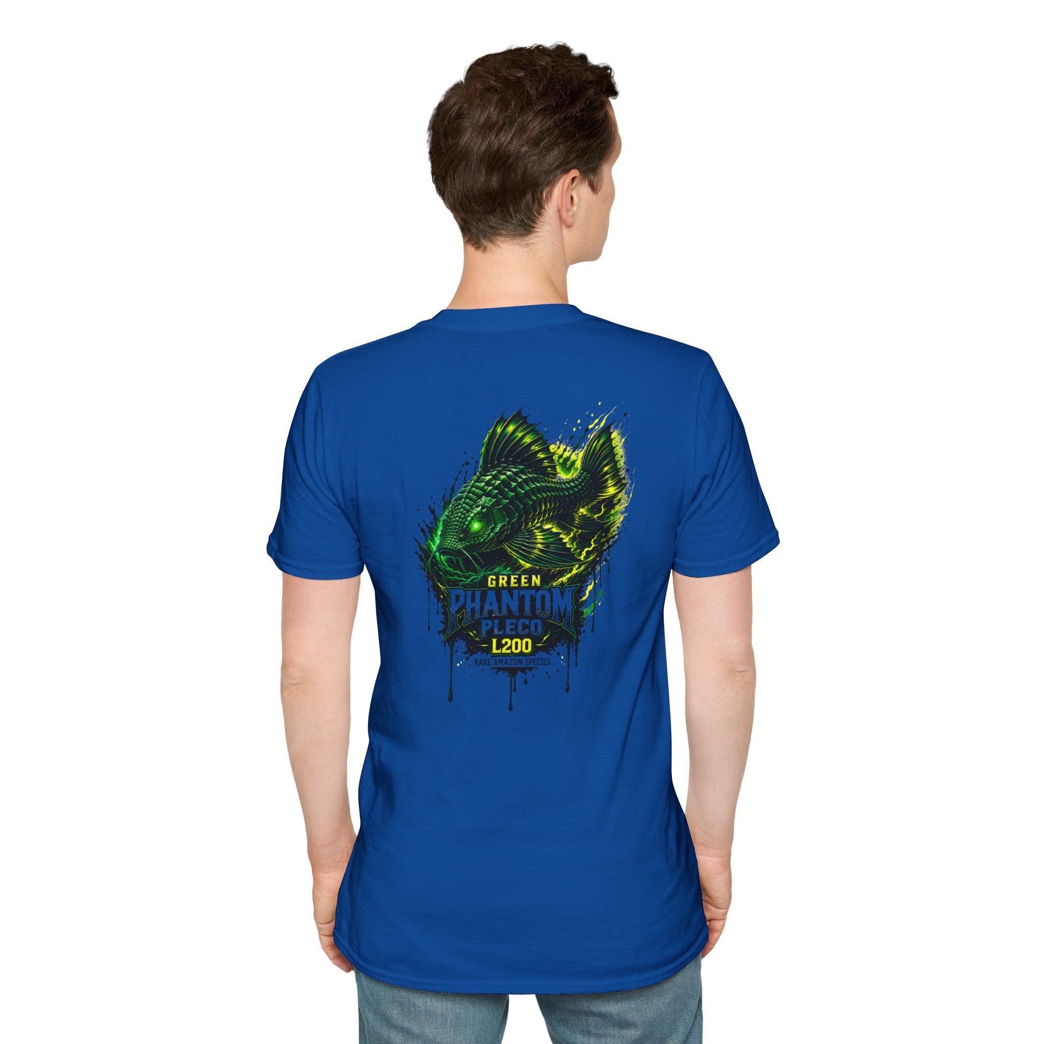 Green Phantom Pleco Tee — Graphic Fish Aquarium Shirt