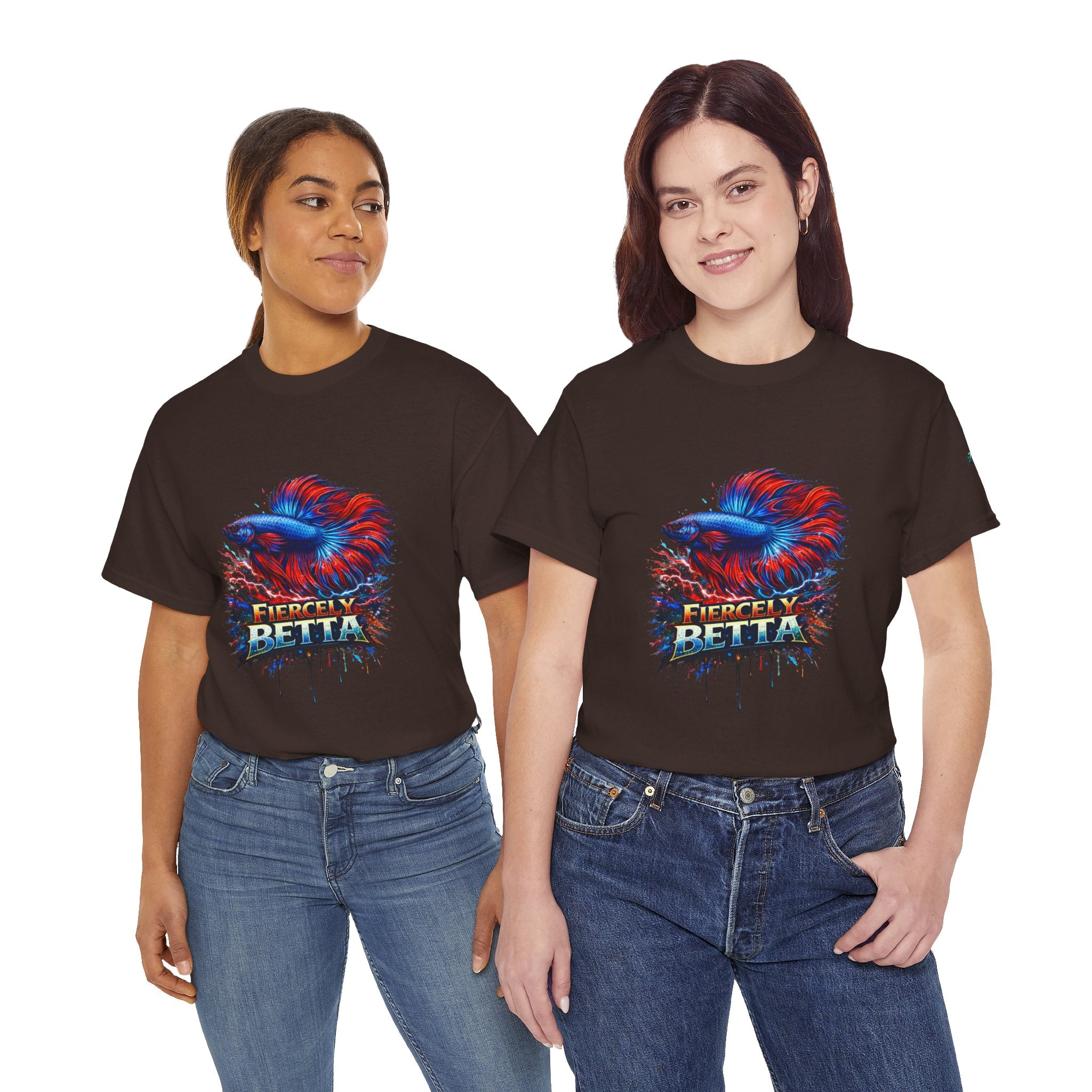 Betta Fish T-Shirt — Fiercely Betta Colorful Aquarium Fish Tee