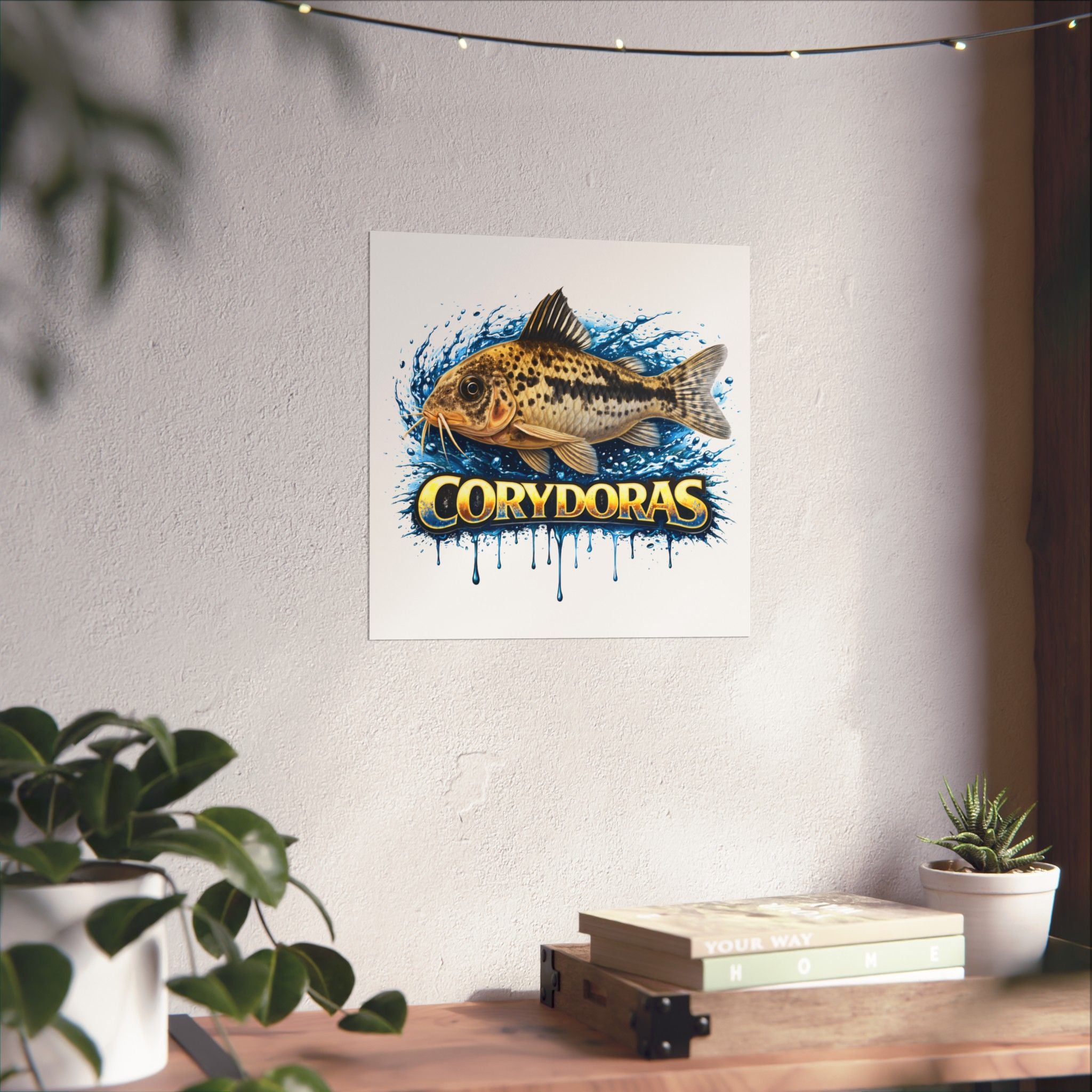 Corydoras Fish Matte Poster — Aquarium Lover Wall Art