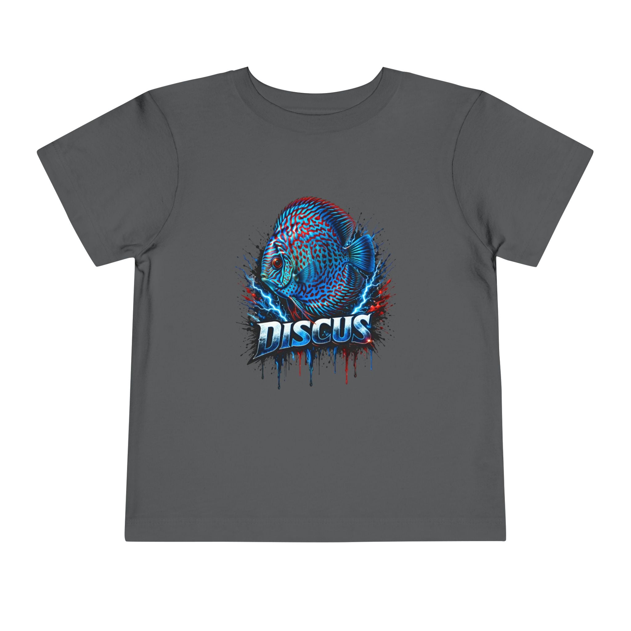 Toddler Tee - Colorful Discus Fish Graphic "Discus"