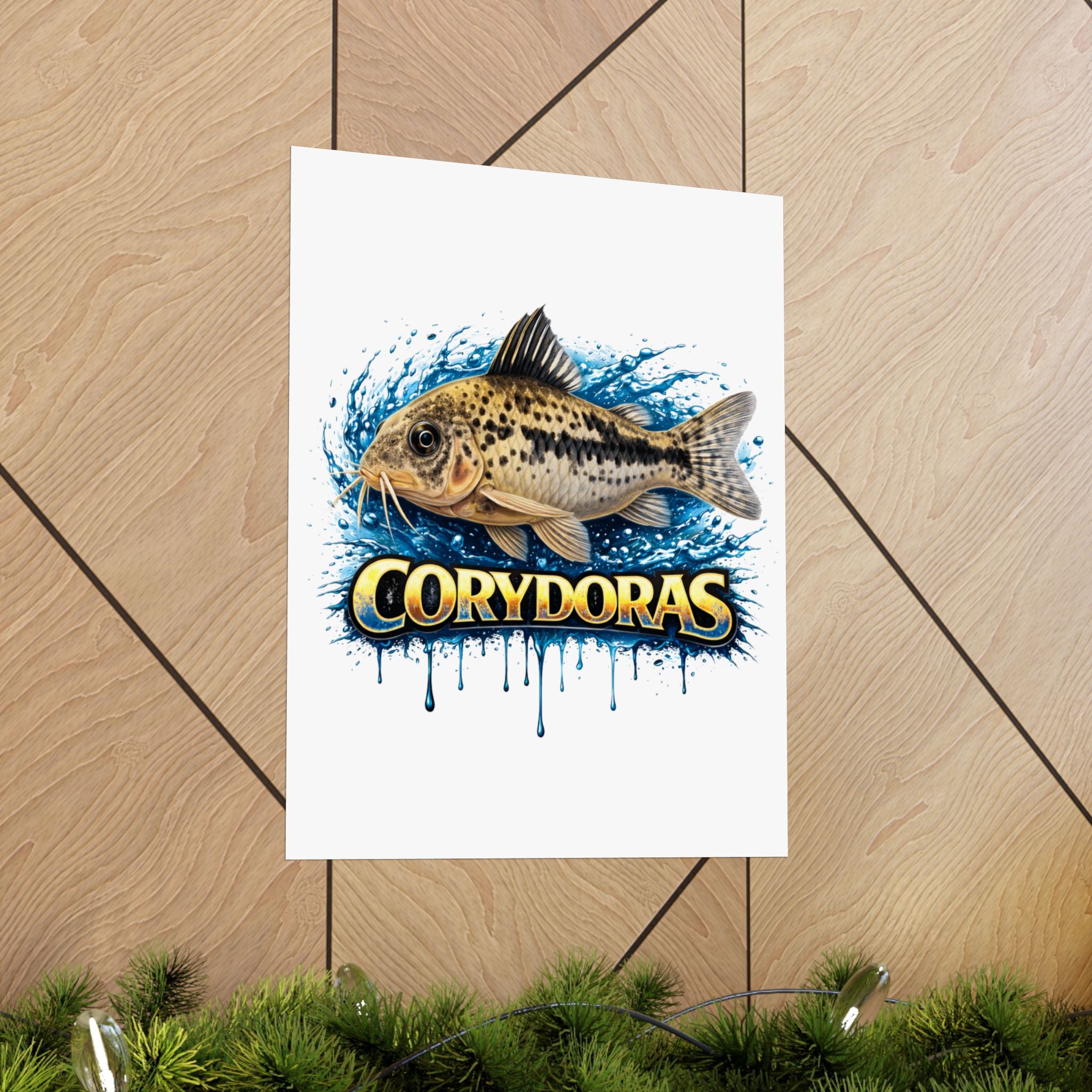 Corydoras Fish Matte Poster — Aquarium Lover Wall Art