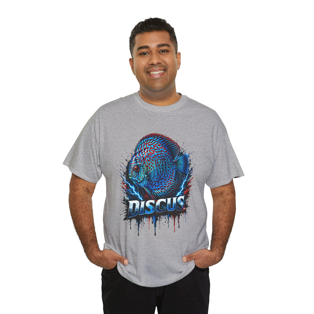 Discus Fish Graphic Tee - Vibrant Aquarium Fish Shirt