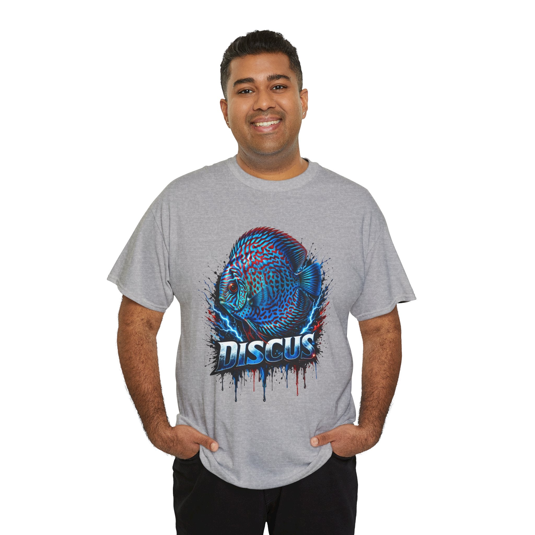 Discus Fish Graphic Tee - Vibrant Aquarium Fish Shirt