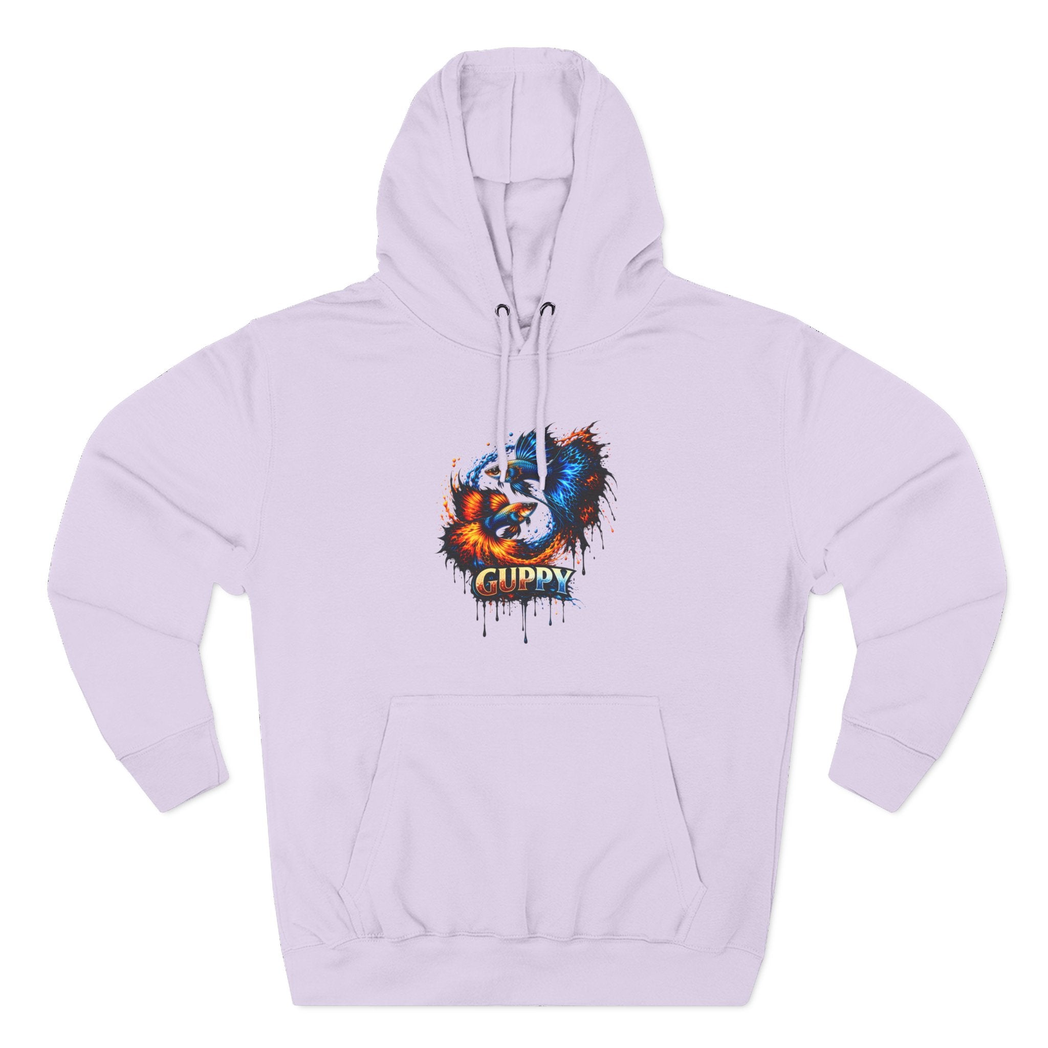 Fire & Ice Guppy – Premium Three-Panel Fleece Hoodie