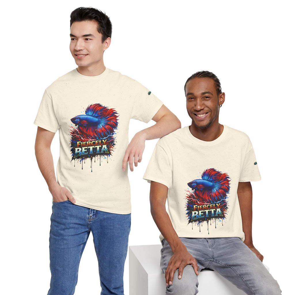 Betta Fish T-Shirt — Fiercely Betta Colorful Aquarium Fish Tee