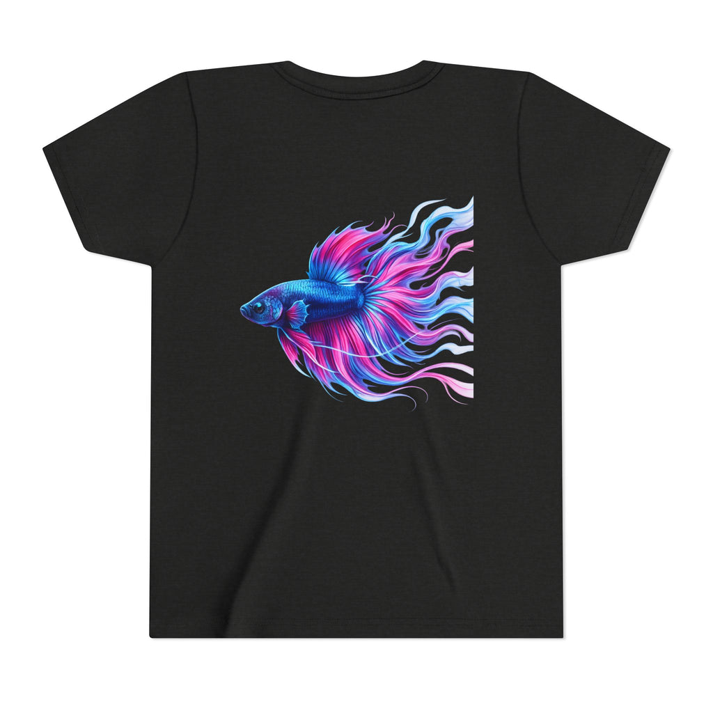 Youth Tee - Colorful Betta Fish Graphic Shirt