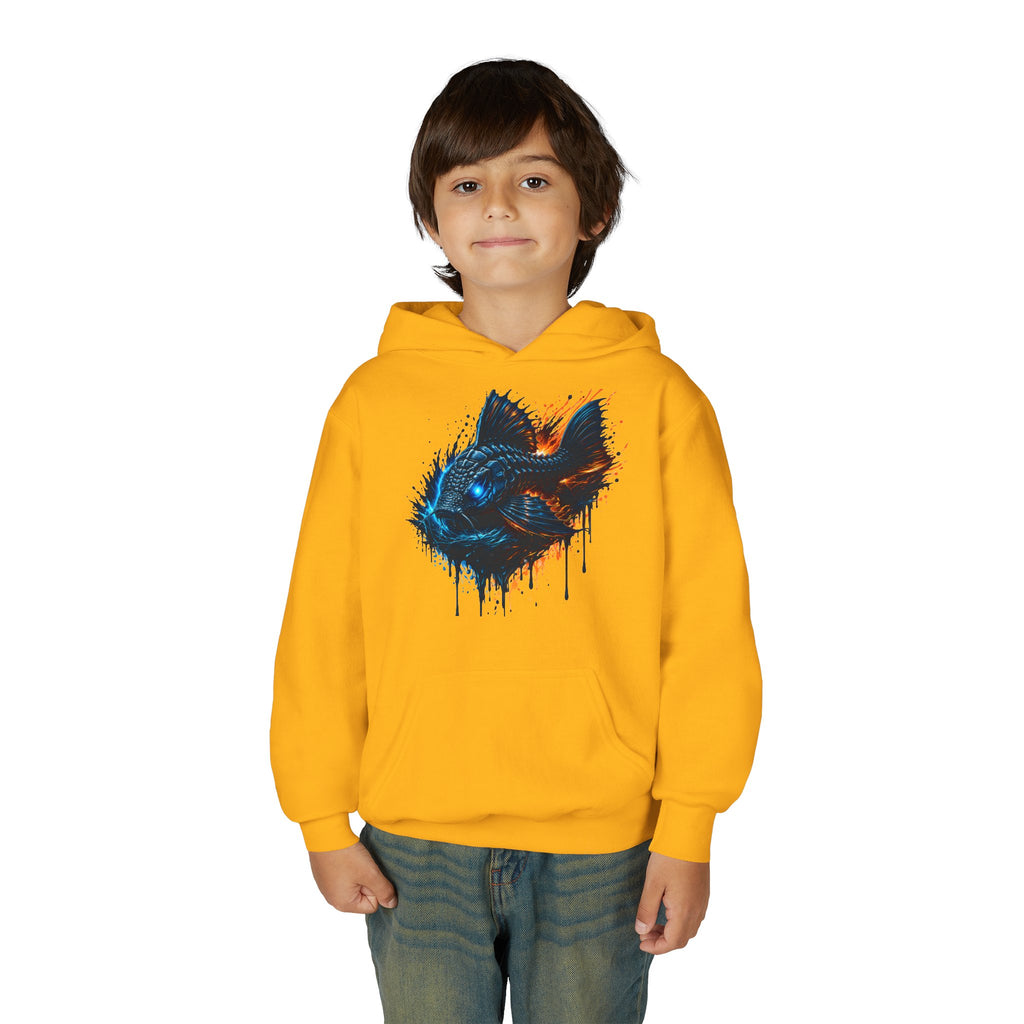 Armored Pleco L-185 – Youth Premium Hooded Sweatshirt