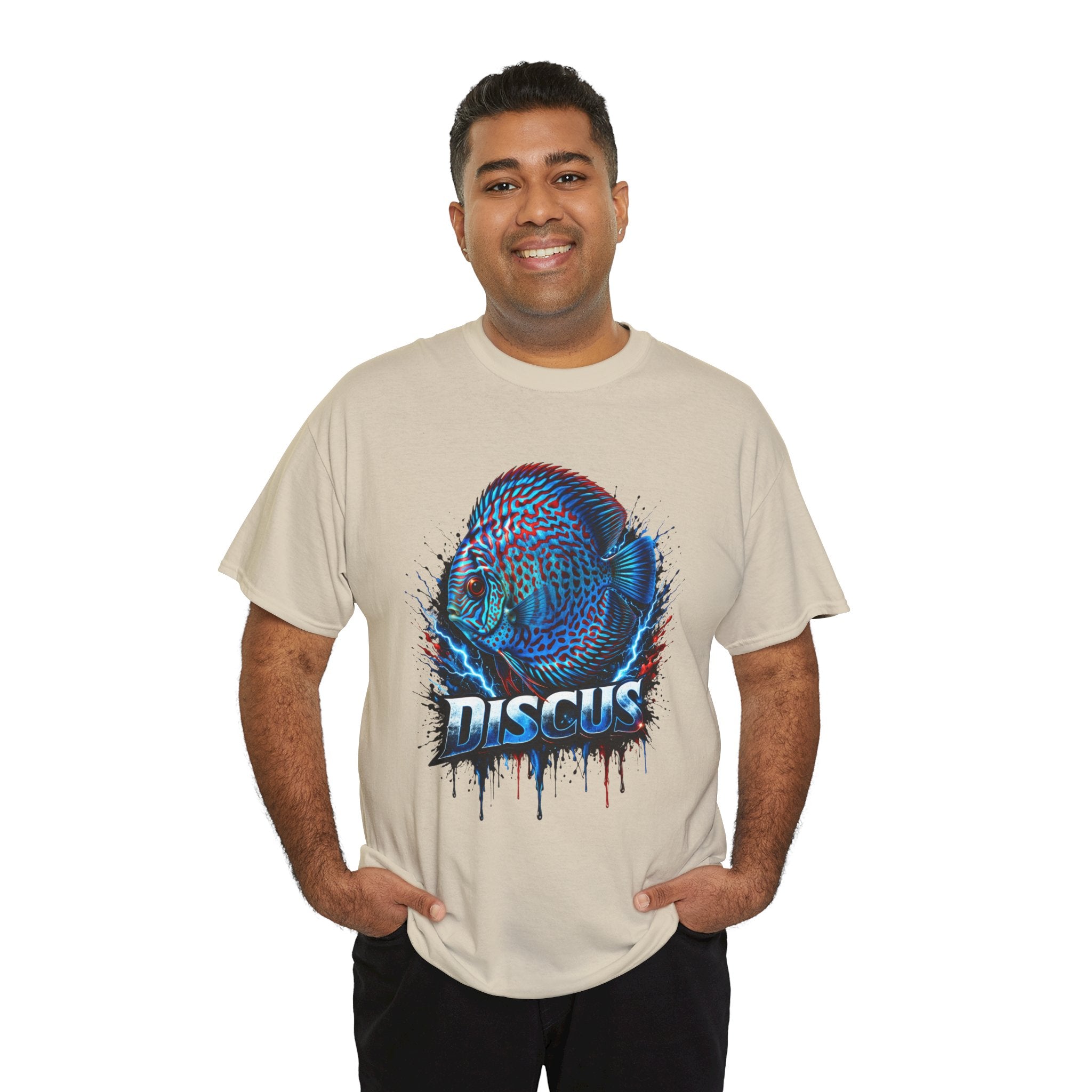 Discus Fish Graphic Tee - Vibrant Aquarium Fish Shirt