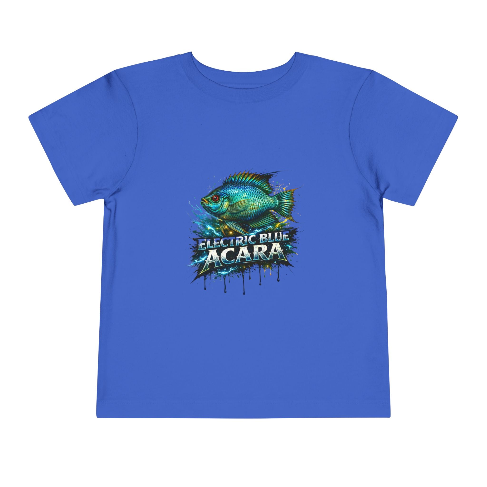 Electric Blue Acara – Toddler Graphic Tee