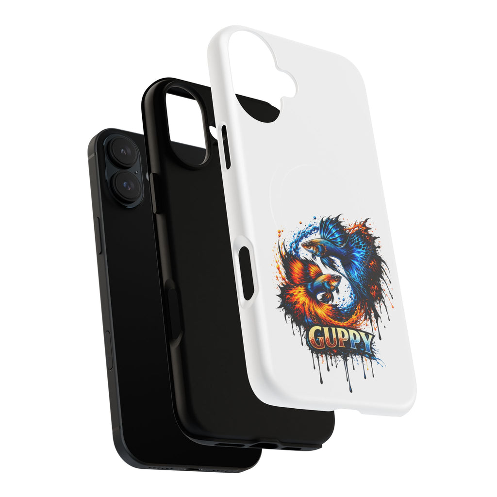 Fire & Ice Guppy – "Neon Flare" Magnetic Impact Case