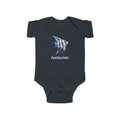 Angelfish Baby Bodysuit — Blue Aquarium Fish Infant Onesie