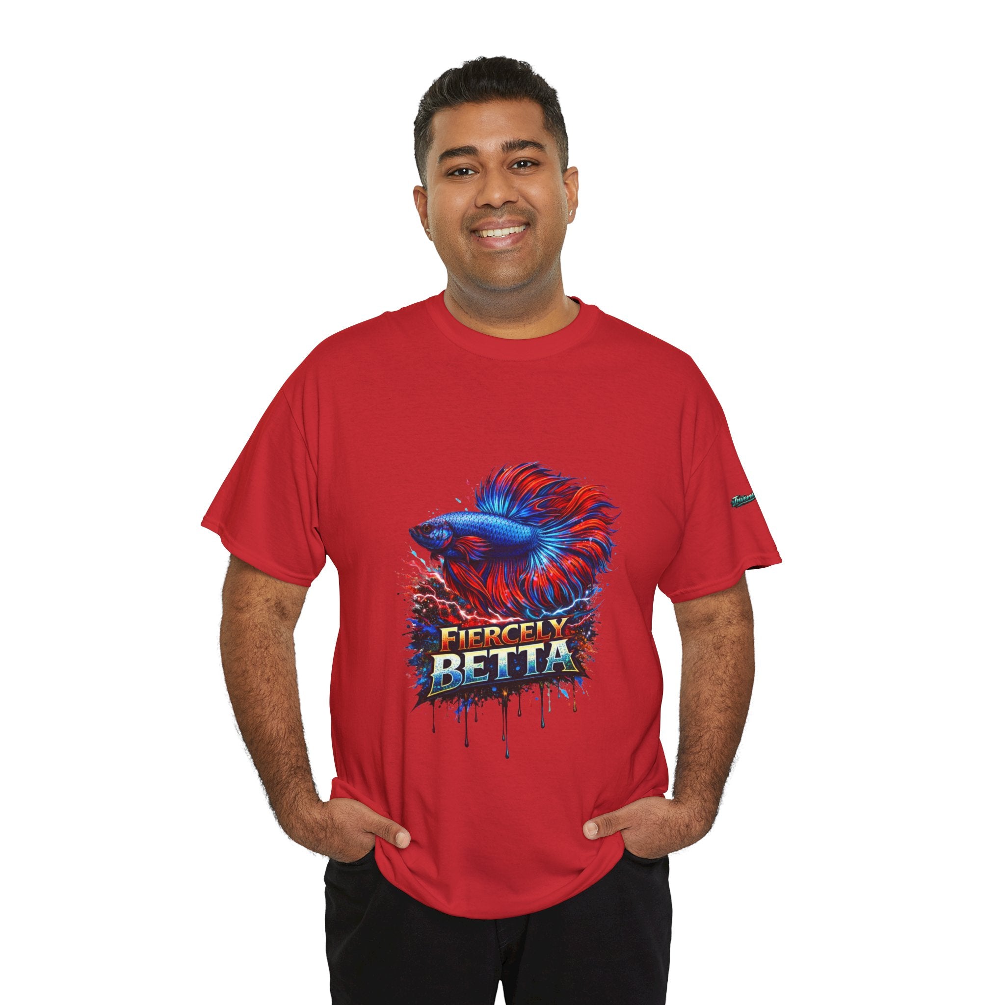 Betta Fish T-Shirt — Fiercely Betta Colorful Aquarium Fish Tee