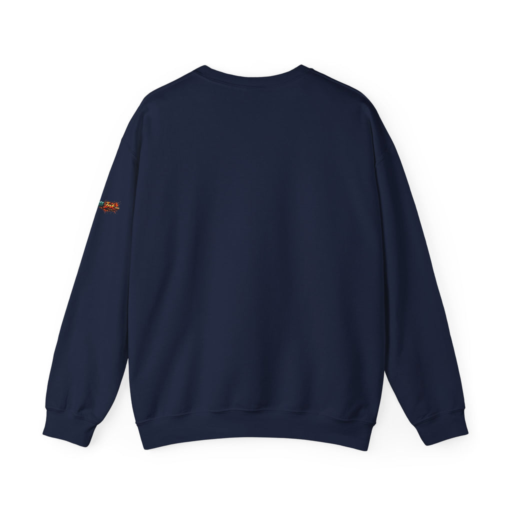Fire & Ice Guppy – Premium "Neon Flare" Crewneck Sweatshirt