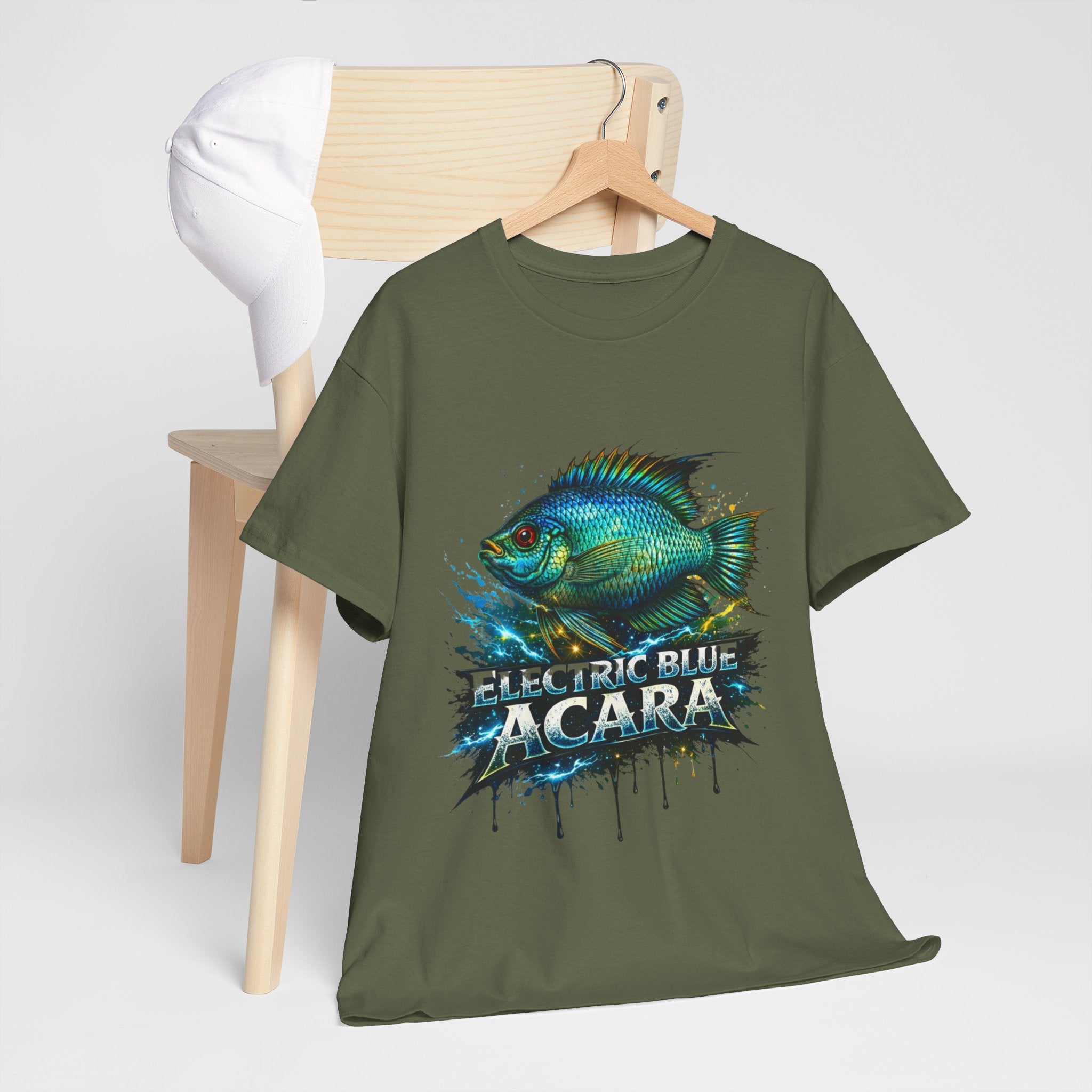 Electric Blue Acara – Premium Graphic Tee