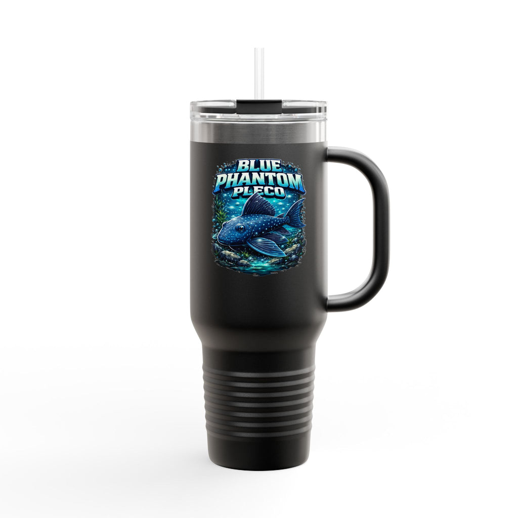 Blue Phantom Pleco L-128 – 40oz Premium Insulated Travel Mug, 40oz
