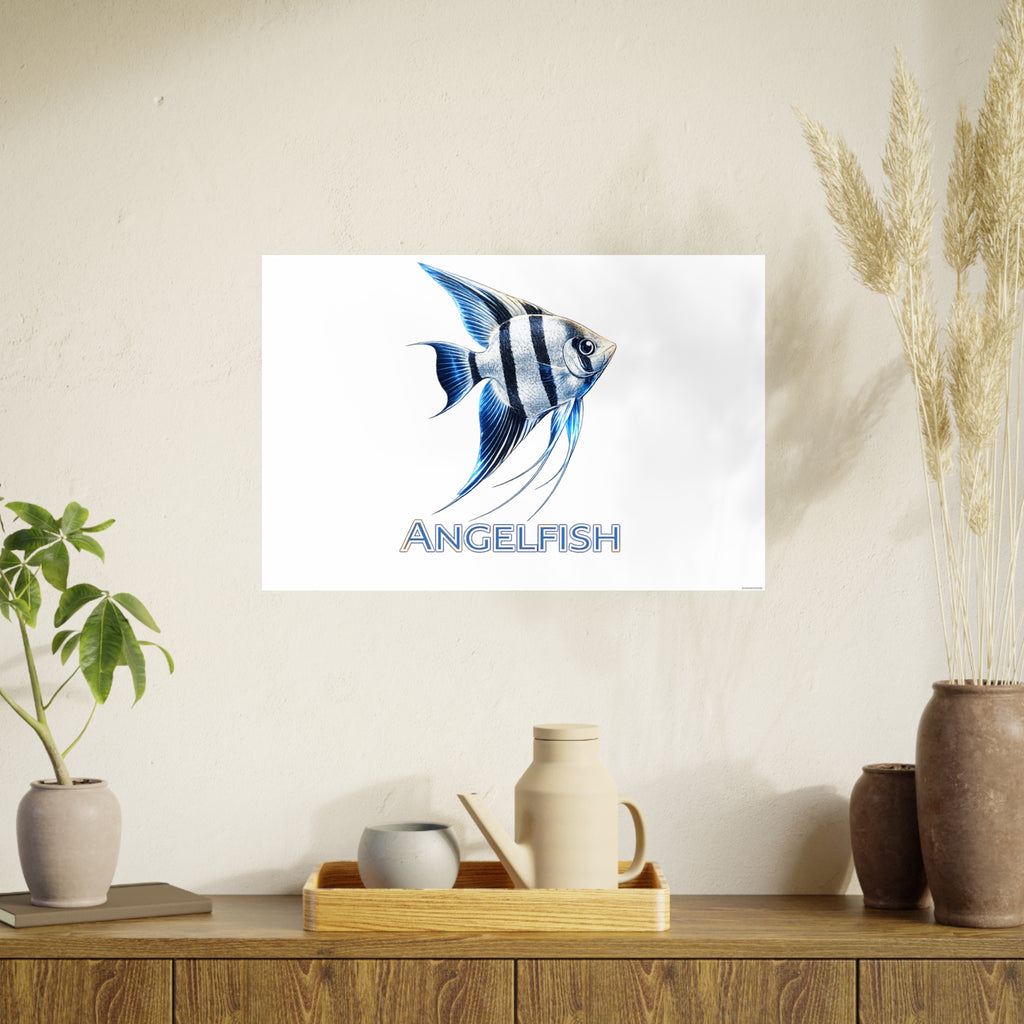 Angelfish – Premium Satin Photo Art Poster