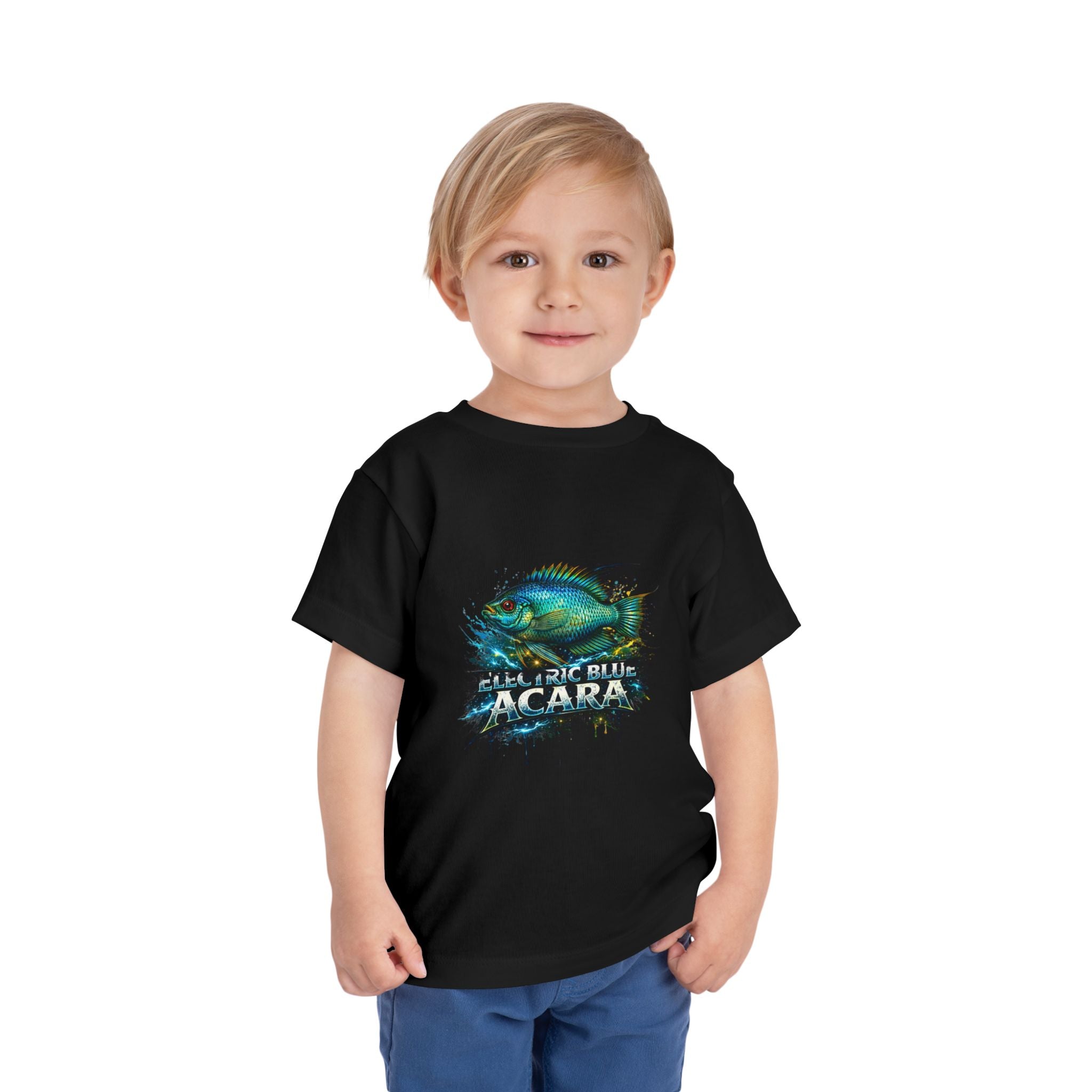 Electric Blue Acara – Toddler Graphic Tee