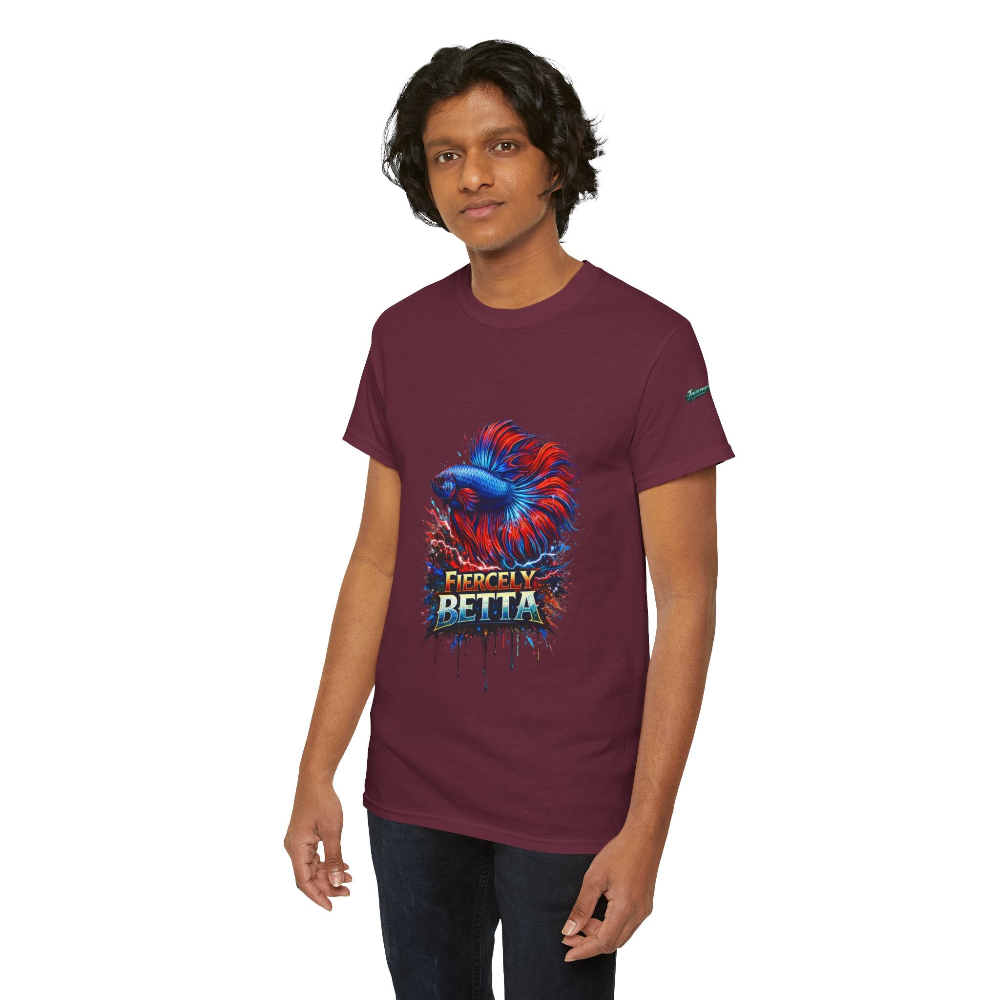 Betta Fish T-Shirt — Fiercely Betta Colorful Aquarium Fish Tee