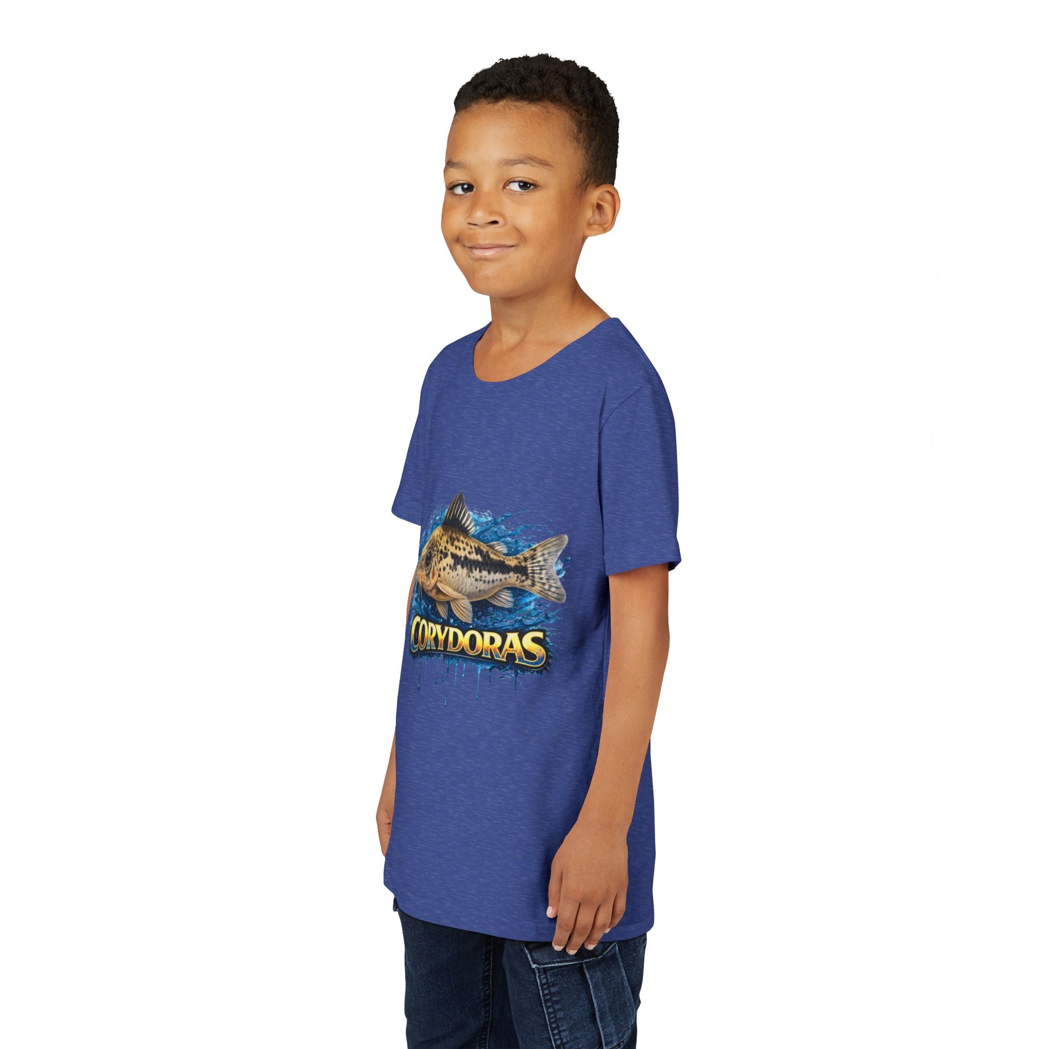 Corydoras Fish Youth Tee – Cute Aquarium Catfish Graphic Shirt