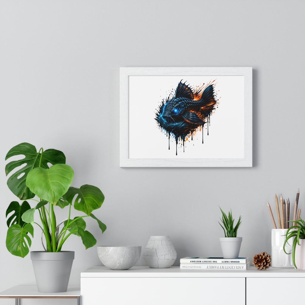 Armored Pleco L-185– Premium Wood-Framed Poster