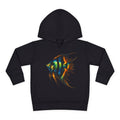 Toddler Hoodie with Colorful Angelfish Graphic