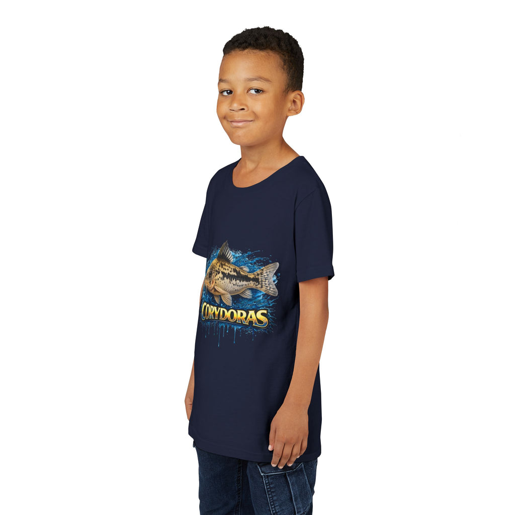 Corydoras Fish Youth Tee – Cute Aquarium Catfish Graphic Shirt