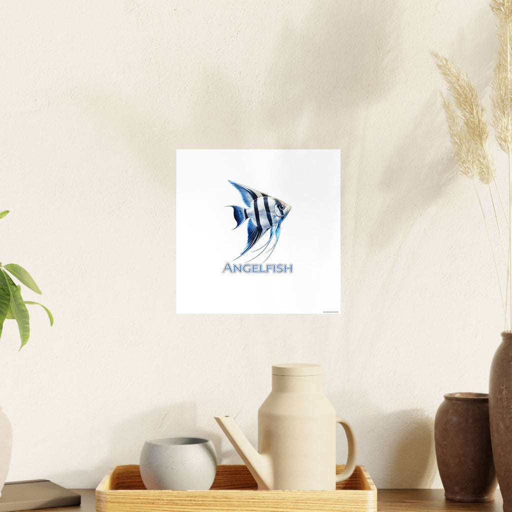 Angelfish – Premium Satin Photo Art Poster