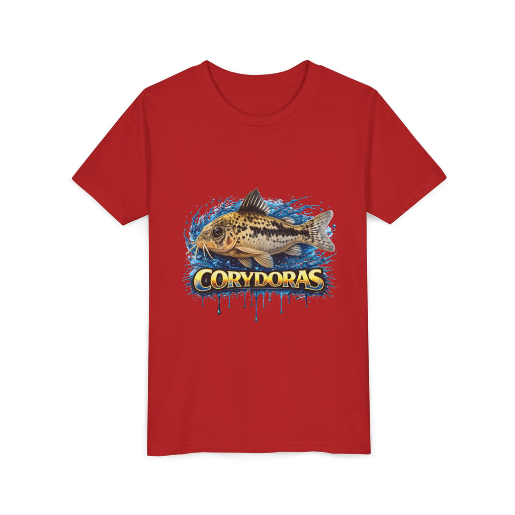 Corydoras Fish Youth Tee – Cute Aquarium Catfish Graphic Shirt