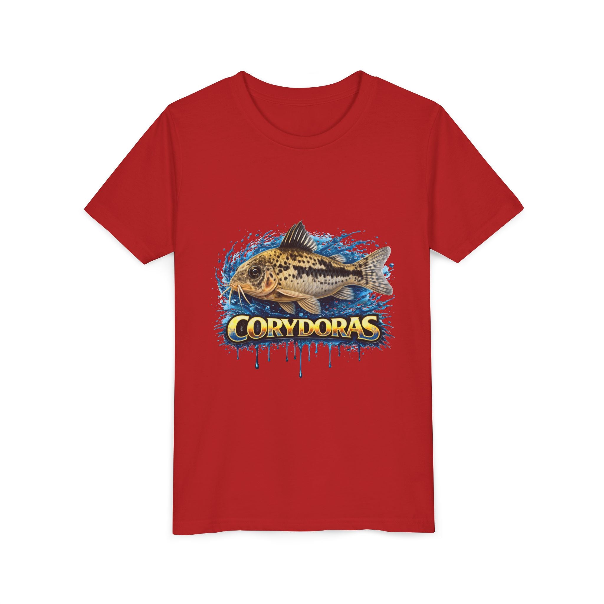 Corydoras Fish Youth Tee – Cute Aquarium Catfish Graphic Shirt